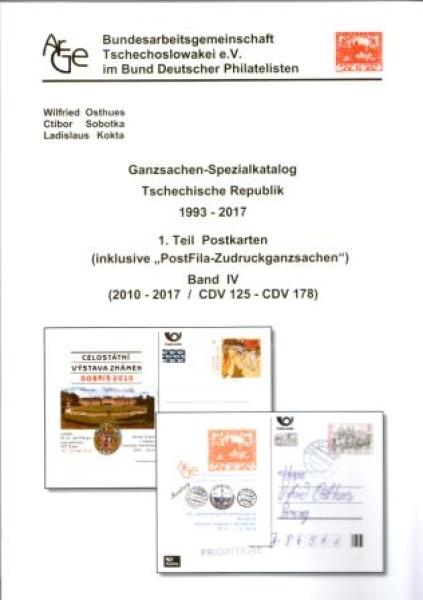 D Ganzsachen - Spezialkatalog Tschechische Republik - Postkarten D Ganzsachen - Spezialkatalog Tschechische Republik - Postkarten