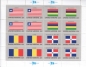 Preview: UNO New York 0472 / 0487 KLBG ** - Flaggen Zusammenstellung 1985