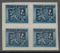 Preview: 0363 A + 0365 A + 0366 A + 0368 A + 0370 A čtyřblok ** - 1945