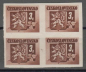 Preview: 0363 B / 0371 B čtyřblok ** - 1945