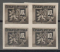Preview: 0363 B / 0371 B čtyřblok ** - 1945