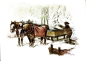 Preview: Cefischer 1963 95 001 A ● - Arbeit im Winterwald