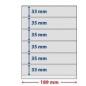 Preview: T volný systém s 6 pásky (33 mm) a samolepící páskou - S802606H