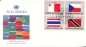 Preview: OSN New York FDC 0373 / 0388 - přítisk "GENEVA" Viererblock ● - 1981