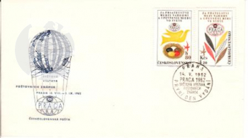 FDC L 0050 + L 0053 ● - 1962