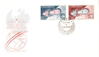 FDC L 0054 / L 0055 ● - 1963