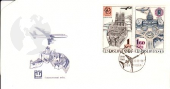 FDC L 0058 + L 0060 ● - 1967