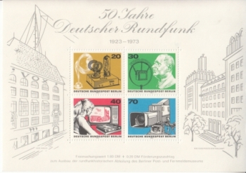 West Berlin 0455 / 0458 (BL 4) ** - 1973