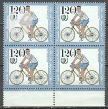Západní Berlín 0738 čtyřblok ** - 1985