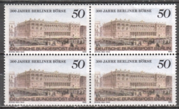 Západní Berlín 0740 čtyřblok ** - 1985