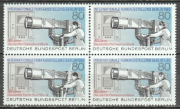 Západní Berlín 0741 čtyřblok ** - 1985