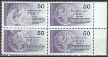 Západní Berlín 0743 čtyřblok ** - 1985