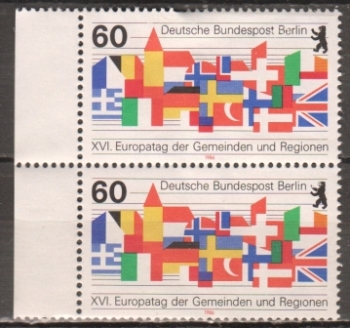 Západní Berlín 0758 pár - svisle ** - 1986