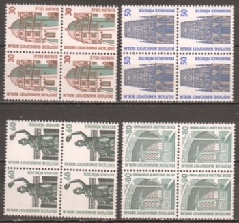 Západní Berlín 0793 / 0796 čtyřblok ** - 1987