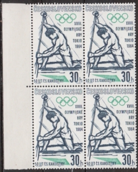 1338 / 1343 čtyřblok ** - 1963