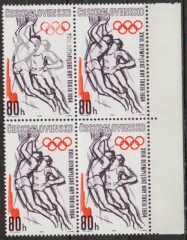 1341 čtyřblok ** - 1963