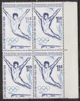 1343 čtyřblok ** - 1963