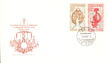 FDC 1344 / 1345 ● - 1963