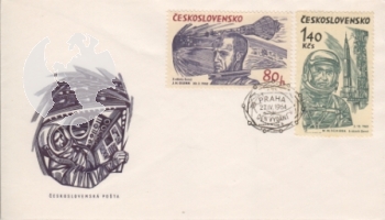 FDC 1371 + 1374 ● - 1964