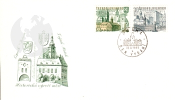 FDC 1418 + 1419 ● - 1965