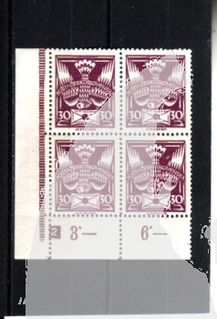 0150 / 2 L D - čtyřblok - s počítadlem dole 3,- + 6,- ** - 1920