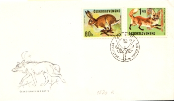 FDC 1570 + 1571 - EUROPAEUS ● - 1966