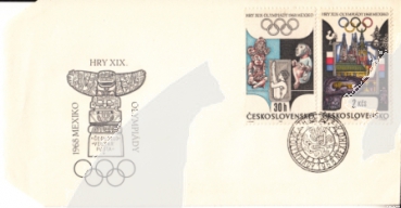 FDC 1671 + 1676 ● - 1968