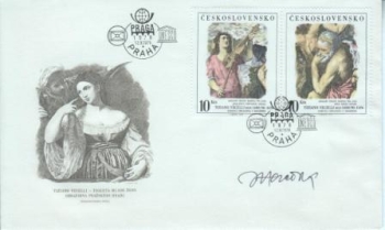 FDC 2334 / 2335 podpis ● - 1978