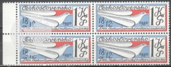 2466 čtyřblok ** - 1980