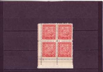 250 - 1 - L D čtyřblok ** - 1929