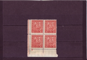 250 - 3 - L D čtyřblok ** - 1929
