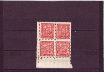 250 - 4 - L D čtyřblok ** - 1929
