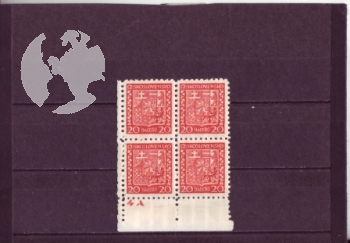 250 - 4 A - L D čtyřblok ** - 1929