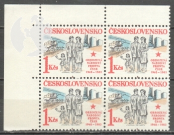 2580 čtyřblok ** - 1983