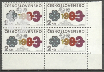2581 čtyřblok ** - 1983