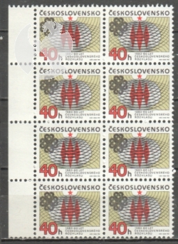2582 - větší celek 8 známek - svisle ** - 1983