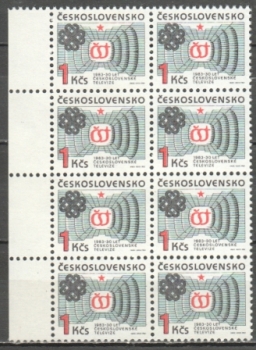 2583 - větší celek 8 známek - svisle ** - 1983