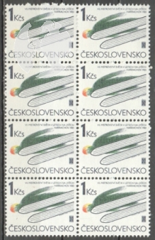 2585 - větší celek 8 známek - svisle ** - 1983