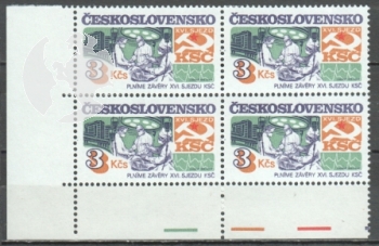 2608 / 2610 čtyřblok ** - 1983