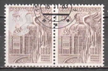 2614 / 2615 pár - vodorovně ** - 1983