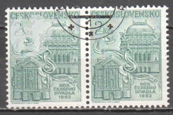2614 / 2615 pár - vodorovně ** - 1983