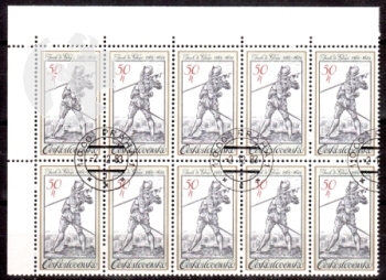 2621 / 2625 - větší celek 10 známek ● - 1983