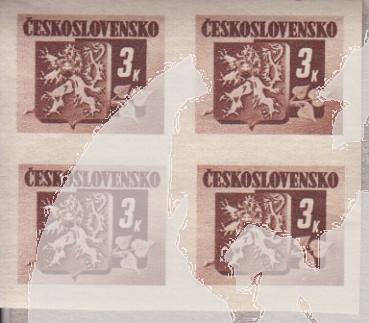 0363 A + 0365 A + 0366 A + 0368 A + 0370 A - Viererblock ** - 1945