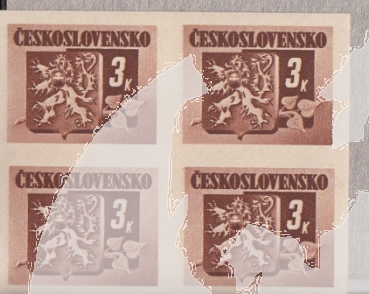 0363 B / 0371 B - Viererblock ** - 1945