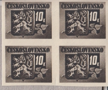 0363 B / 0371 B - Viererblock ** - 1945
