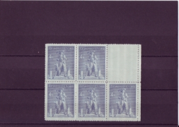 0432 VK 2 - větší celek 5 známek + 1 K ** - 1945