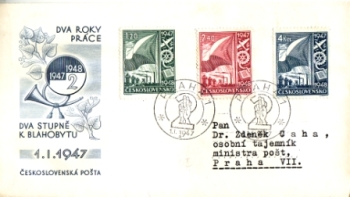 FDC 447 / 449 - M 1 / 47 - 118 ● - 1947