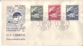 FDC 447 / 449 - M 1 / 47 - 134 ● - 1947