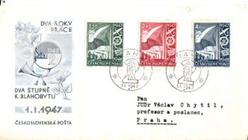 FDC 447 / 449 - M 1 / 47 - 150 ● - 1947