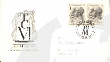 FDC 458 ● 1947
